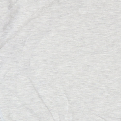 Topman Mens Grey Cotton Pullover Sweatshirt Size L - Oversized