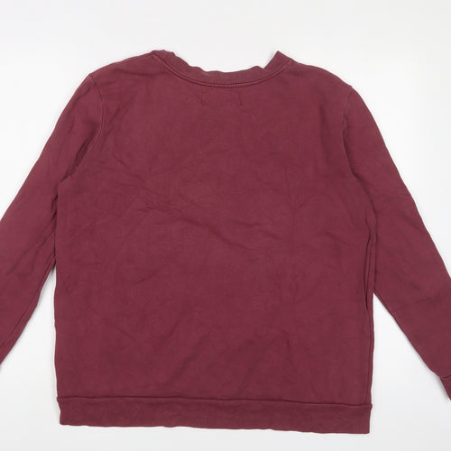 Calvin Klein Mens Purple Cotton Pullover Sweatshirt Size M - Logo