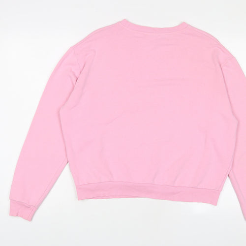 MyNelly Womens Pink Cotton Pullover Sweatshirt Size S Pullover - This is my day off sweatshirt