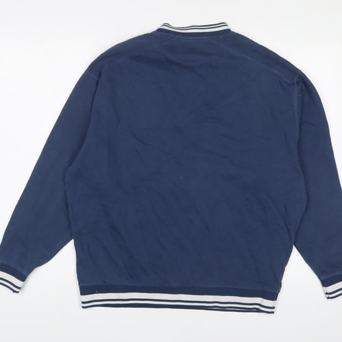 ASOS Mens Blue Cotton Pullover Sweatshirt Size S