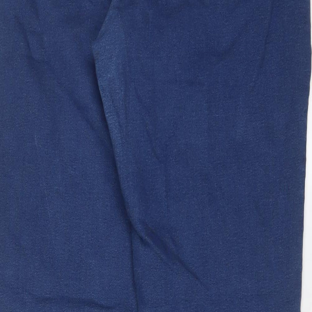 Marks and Spencer Womens Blue Cotton Jegging Jeans Size 16 L28 in Regular