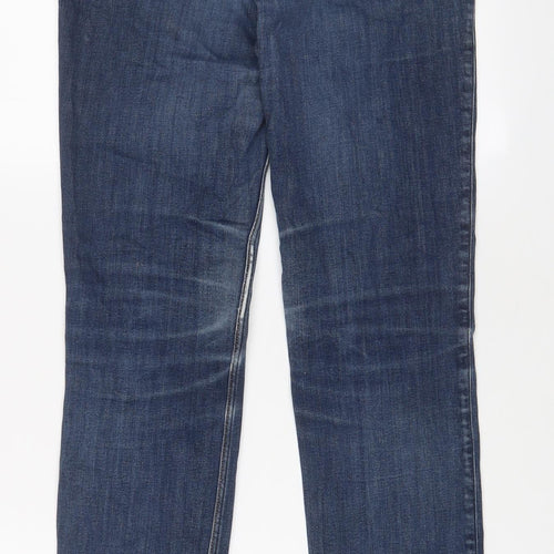 Lee Mens Blue Cotton Skinny Jeans Size 30 in L33 in Regular Zip - Long Leg