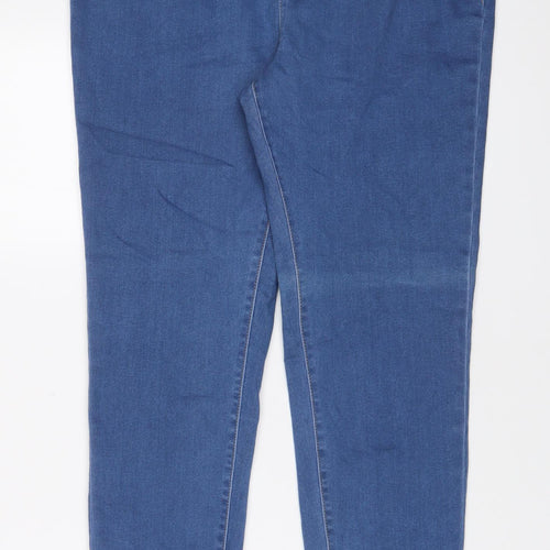 George Womens Blue Cotton Jegging Jeans Size 16 L30 in Regular