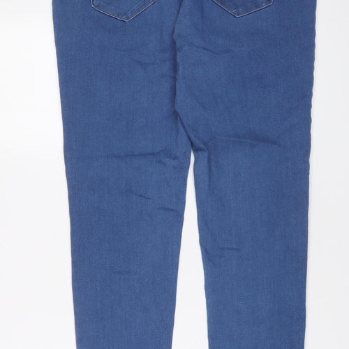 George Womens Blue Cotton Jegging Jeans Size 16 L30 in Regular