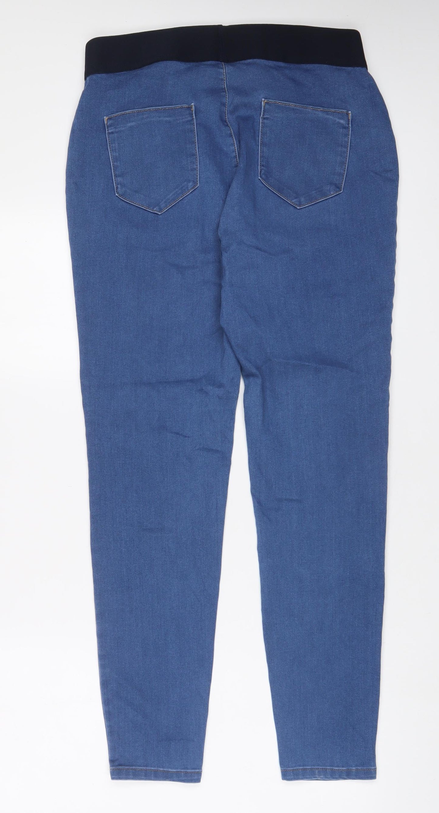 George Womens Blue Cotton Jegging Jeans Size 16 L30 in Regular