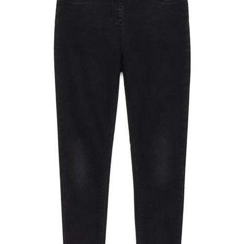 George Girls Black Cotton Jegging Jeans Size 11-12 Years L25 in Regular Pullover
