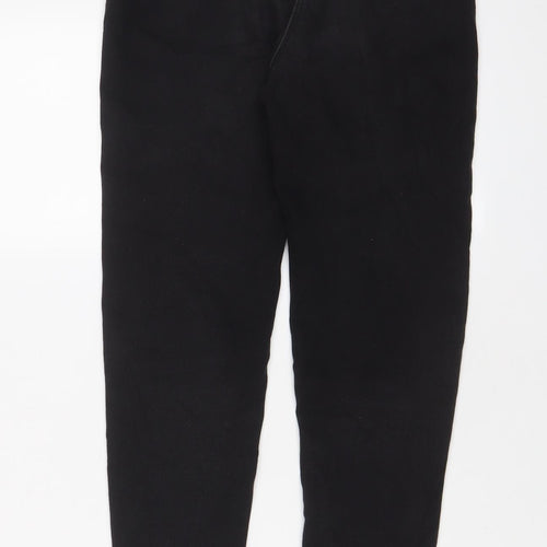 George Girls Black Cotton Jegging Jeans Size 11-12 Years L25 in Regular Pullover