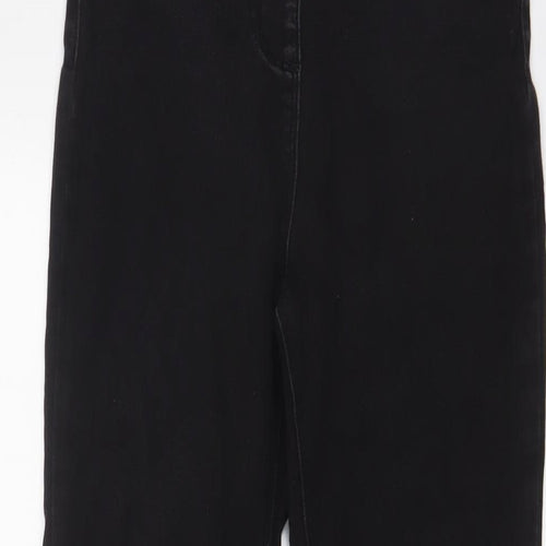 George Girls Black Cotton Jegging Jeans Size 11-12 Years L25 in Regular Pullover