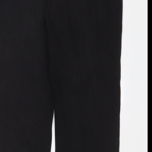 George Girls Black Cotton Jegging Jeans Size 11-12 Years L25 in Regular Pullover