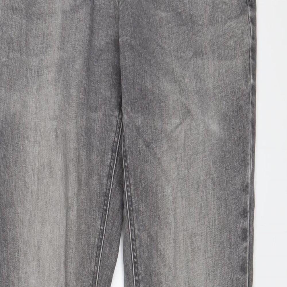 NEXT Mens Grey Cotton Skinny Jeans Size 26 in L31 in Regular Zip