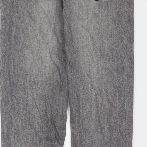 NEXT Mens Grey Cotton Skinny Jeans Size 26 in L31 in Regular Zip