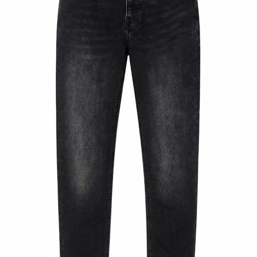 Denim & Co. Mens Grey Cotton Straight Jeans Size 28 in L30 in Regular Button