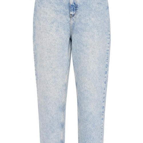 ASOS Womens Blue Cotton Straight Jeans Size 30 L32 in Regular Zip