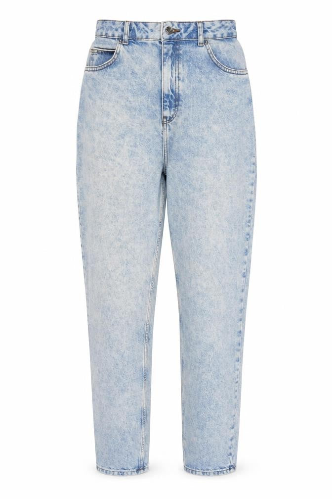 ASOS Womens Blue Cotton Straight Jeans Size 30 L32 in Regular Zip