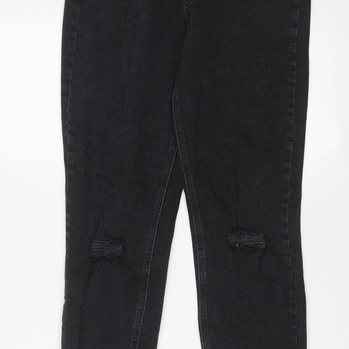ASOS Womens Black Cotton Skinny Jeans Size 26 in L32 in Regular Zip