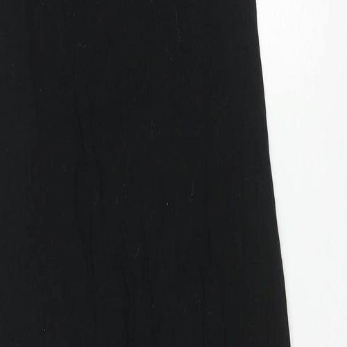 Boohoo Womens Black Cotton Catsuit One-Piece Size 10 L27 in Pullover