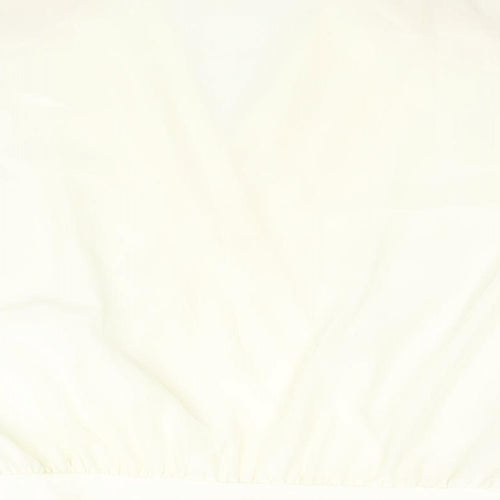 St Michael Womens Ivory Polyester Wrap Blouse Size 10 V-Neck - Pleat Detail