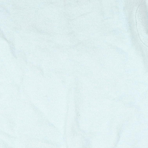 Springfield Womens Blue Mock Neck Acrylic Pullover Jumper Size L - Infinity