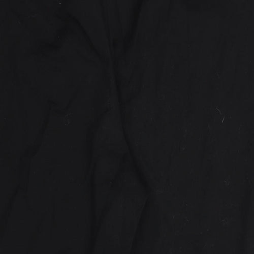 Divided by H&M Womens Black Polyester Trousers Size 18 L29 in Regular Zip