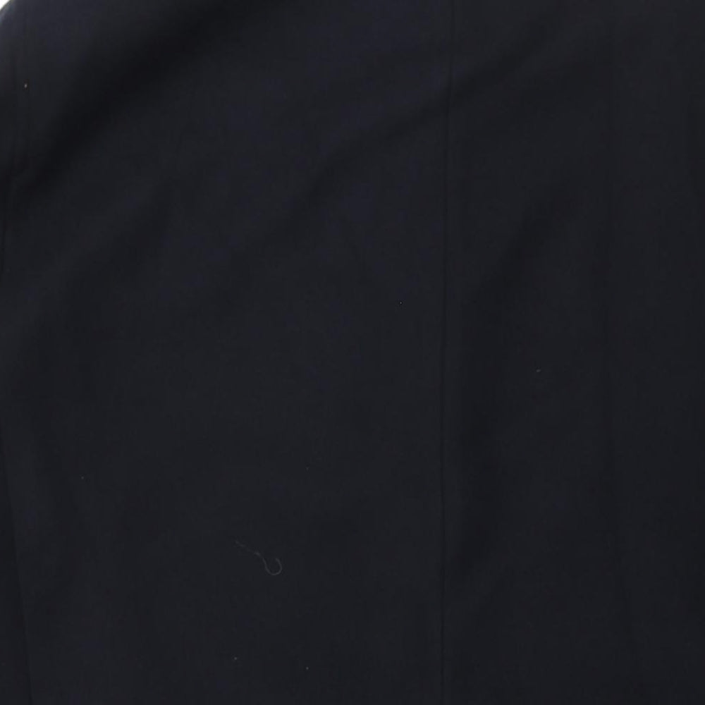 Marks and Spencer Mens Blue Overcoat Coat Size 2XL Button