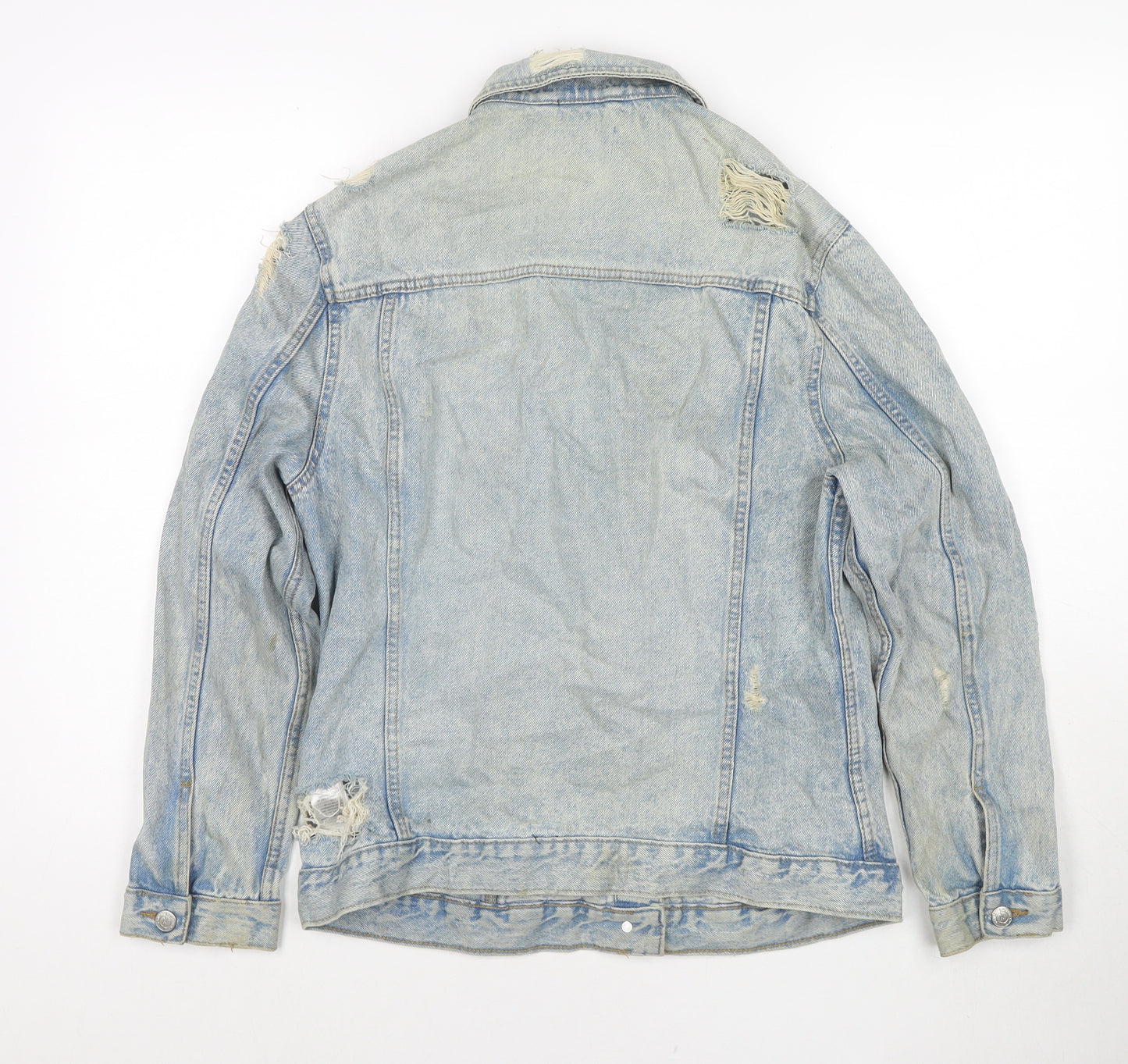 New Look Womens Blue Jacket Size 8 Button