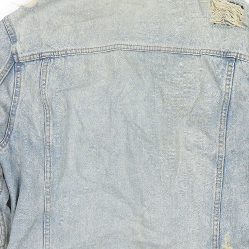 New Look Womens Blue Jacket Size 8 Button