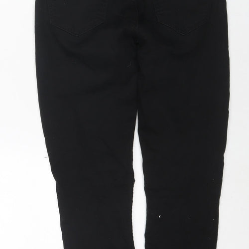 New Look Womens Black Cotton Skinny Jeans Size 8 L25 in Regular Zip