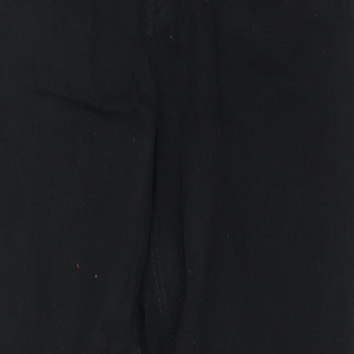 Easy Mens Black Cotton Straight Jeans Size 36 in L31 in Regular Zip