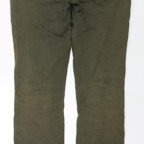 Gap Womens Green Cotton Straight Jeans Size 28 in L32 in Regular Zip