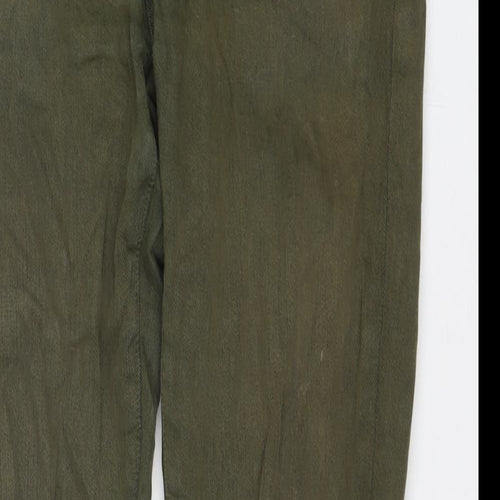 Gap Womens Green Cotton Straight Jeans Size 28 in L32 in Regular Zip