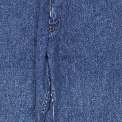 Marlboro Classics Mens Blue Cotton Straight Jeans Size 36 in L34 in Regular Zip