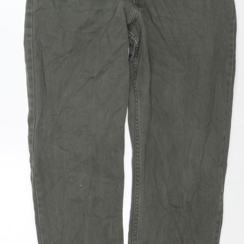 West Rock Mens Green Cotton Straight Jeans Size 25 in L29 in Regular Zip