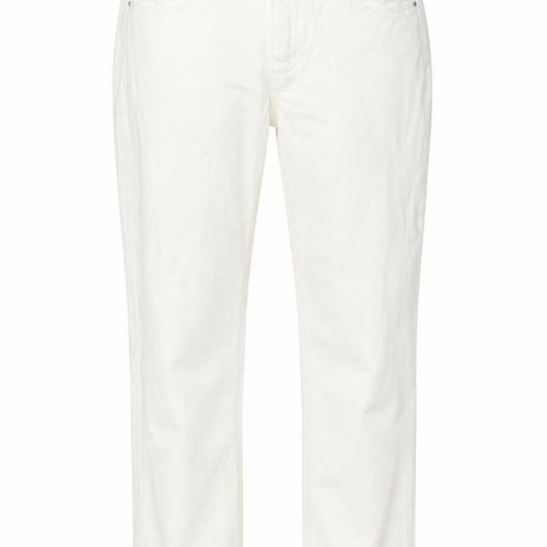 MAC Womens White Cotton Skinny Jeans Size 8 L32 in Regular Zip