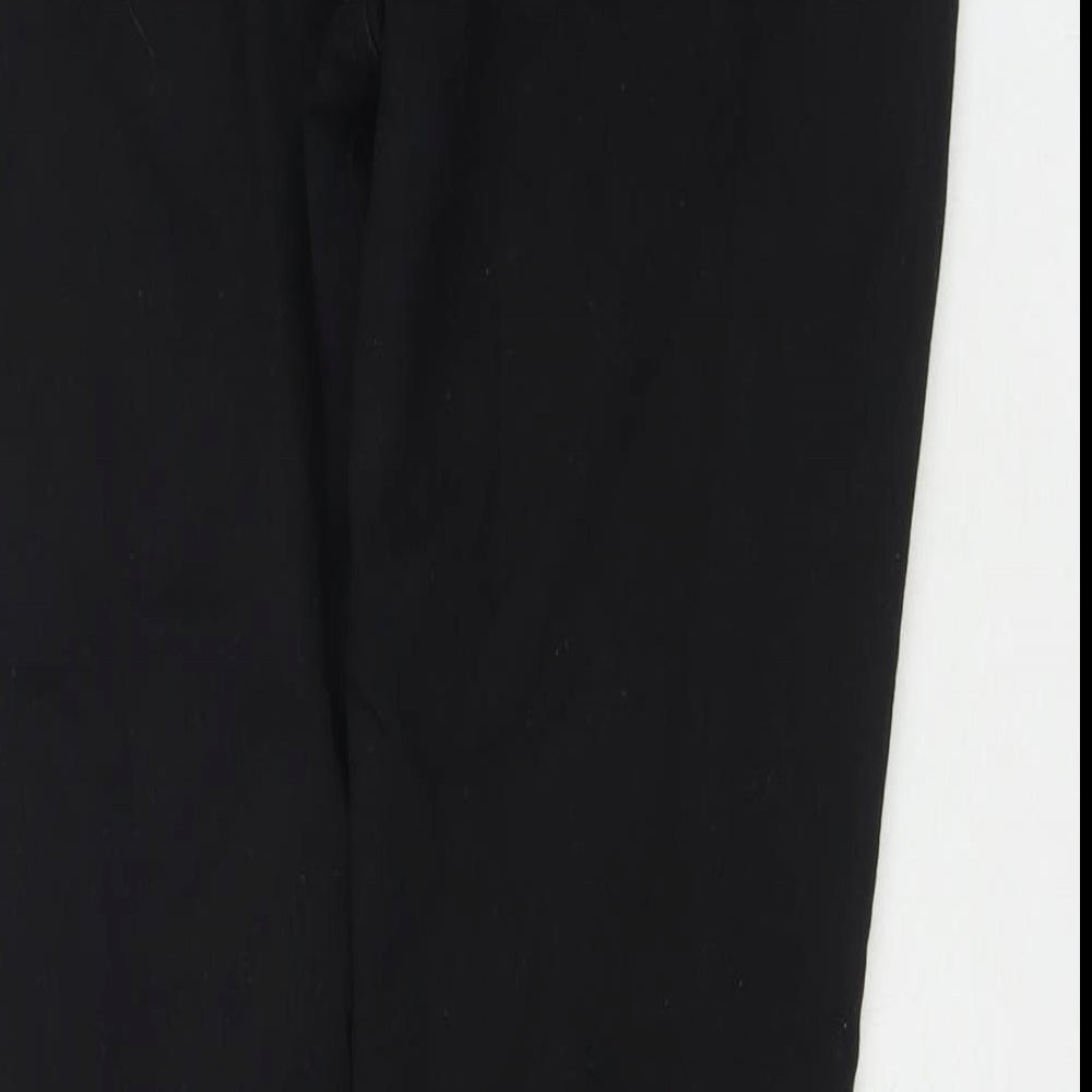 TU Womens Black Cotton Jegging Jeans Size 14 L30 in Regular