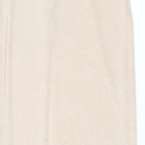 Topshop Womens Pink Polyester Maxi Skirt Size 6