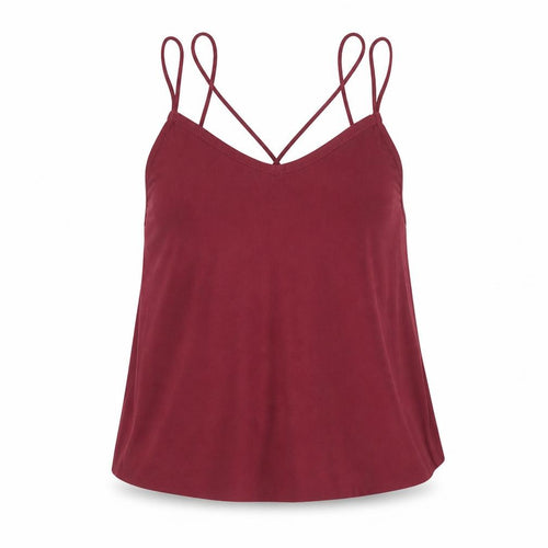New Look Girls Purple Polyester Camisole Tank Size 10-11 Years V-Neck Pullover