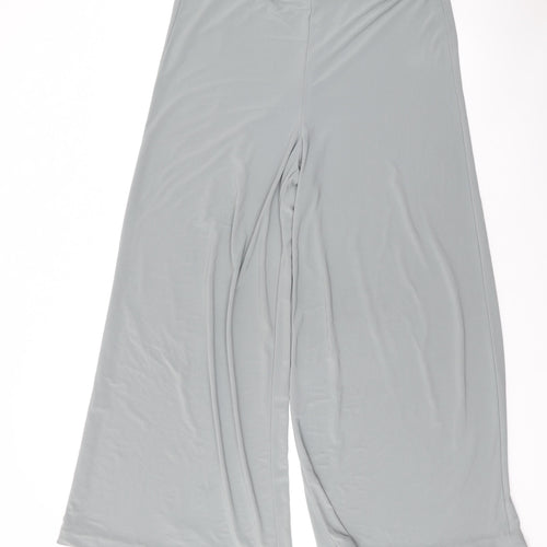 Attitude Womens Grey Polyester Trousers Size M L27 in Regular