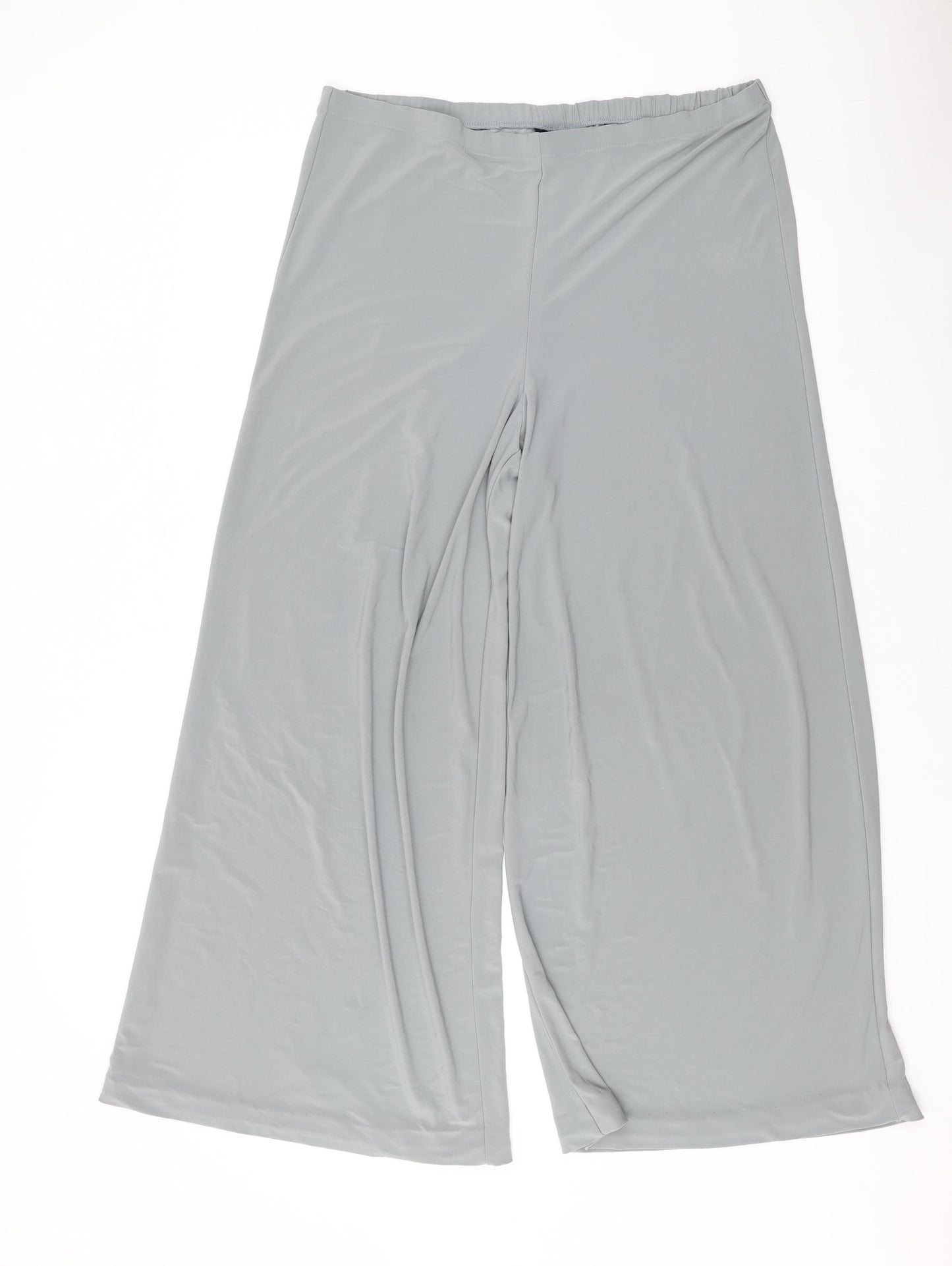 Attitude Womens Grey Polyester Trousers Size M L27 in Regular