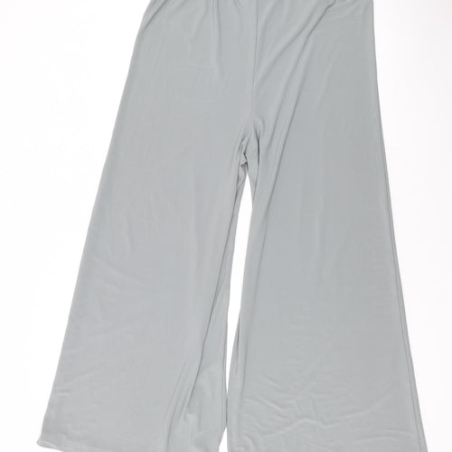 Attitude Womens Grey Polyester Trousers Size M L27 in Regular