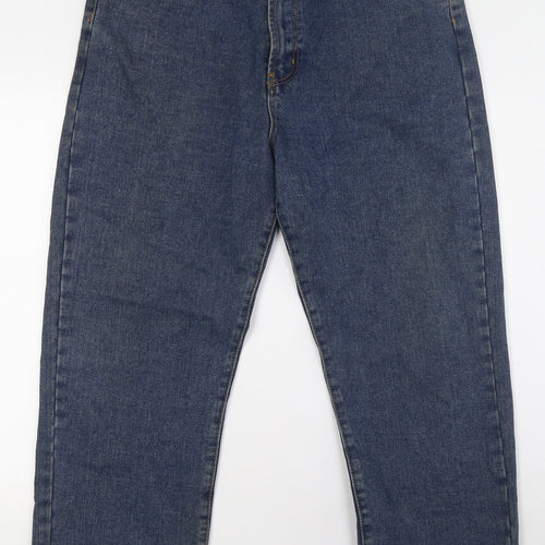 RV Mens Blue Cotton Straight Jeans Size 36 in L27 in Regular Zip
