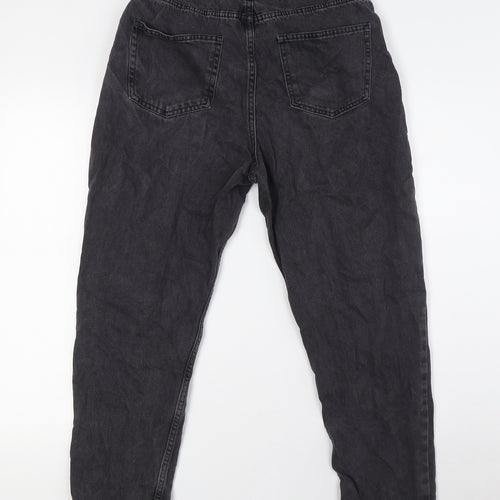 Denim Co Womens Black Cotton Jegging Jeans Size 12 L27 in Regular Tie