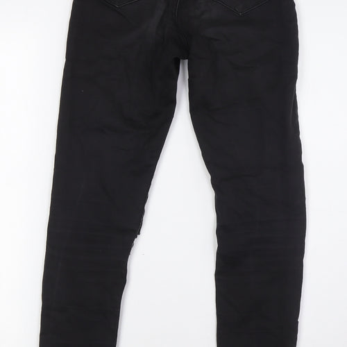 Denim Co Womens Black Cotton Skinny Jeans Size 6 L29 in Regular Zip