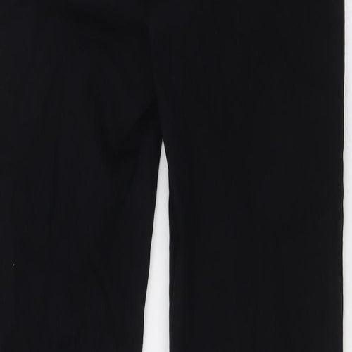 NYJD Womens Black Cotton Straight Jeans Size 6 L33 in Regular Zip