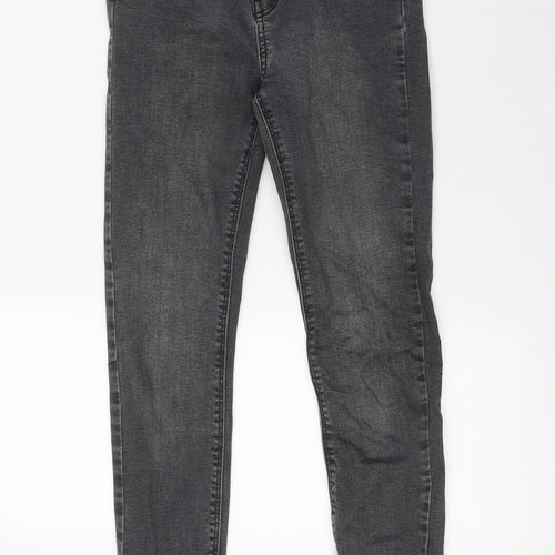 Denim Co Womens Black Cotton Skinny Jeans Size 6 L22 in Regular Zip