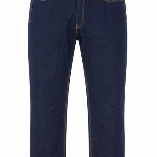 Vavell Mens Blue Cotton Straight Jeans Size 2XL L33 in Regular Zip
