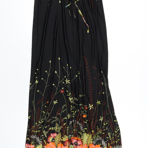 Apricot Womens Multicoloured Geometric Polyester Maxi Size S Square Neck Pullover