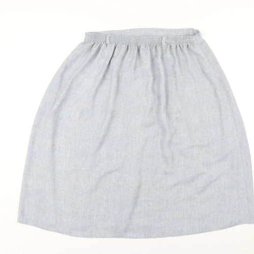 Berkertex Womens Blue Polyester A-Line Skirt Size 18