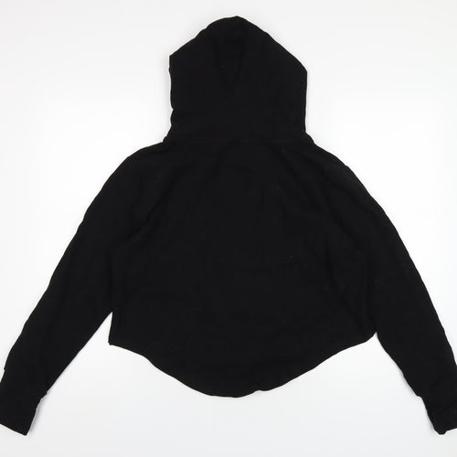 M.Life Womens Black Cotton Pullover Hoodie Size L Pullover
