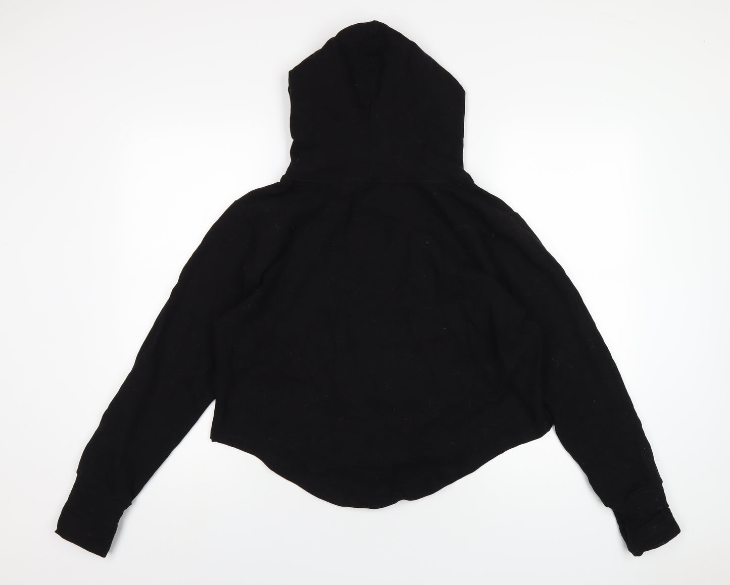 M.Life Womens Black Cotton Pullover Hoodie Size L Pullover
