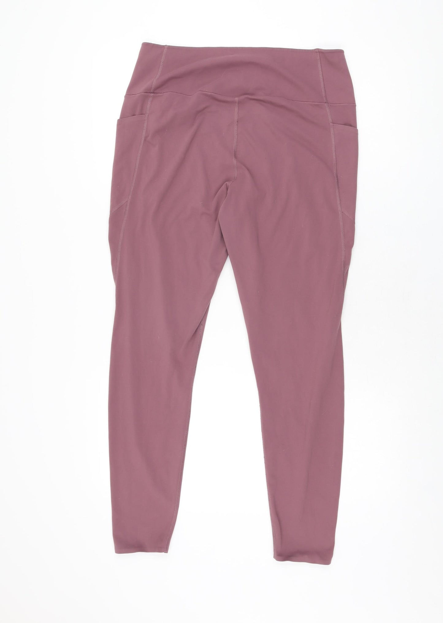 Uniqlo Womens Pink Polyester Pedal Pusher Leggings Size XL L27.5 in Regular Pullover